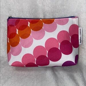 Clinique Pink and Orange Cosmetic Bag